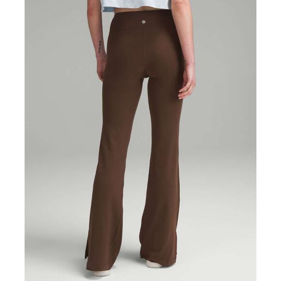 (2) NWT $118 Lululemon Groove High-Rise Split-Hem Flared Pant *Nulu Java - Picture 4 of 6